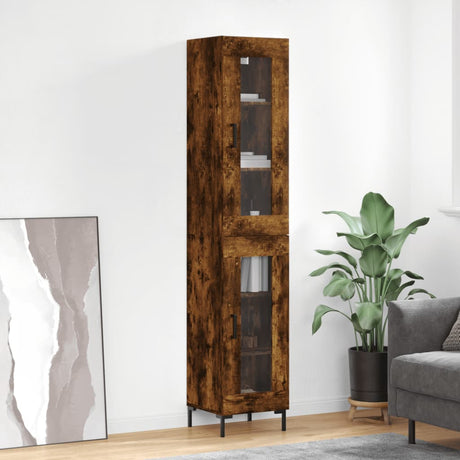 Highboard 34.5X34X180 Cm Engineered Wood