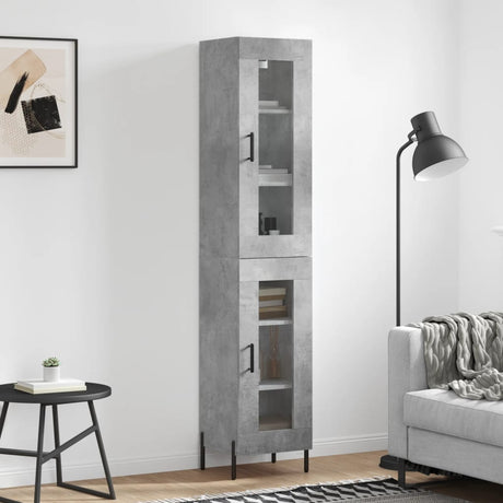 Highboard 34.5X34X180 Cm Engineered Wood