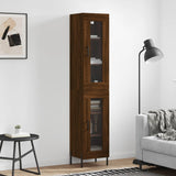 Highboard 34.5X34X180 Cm Engineered Wood