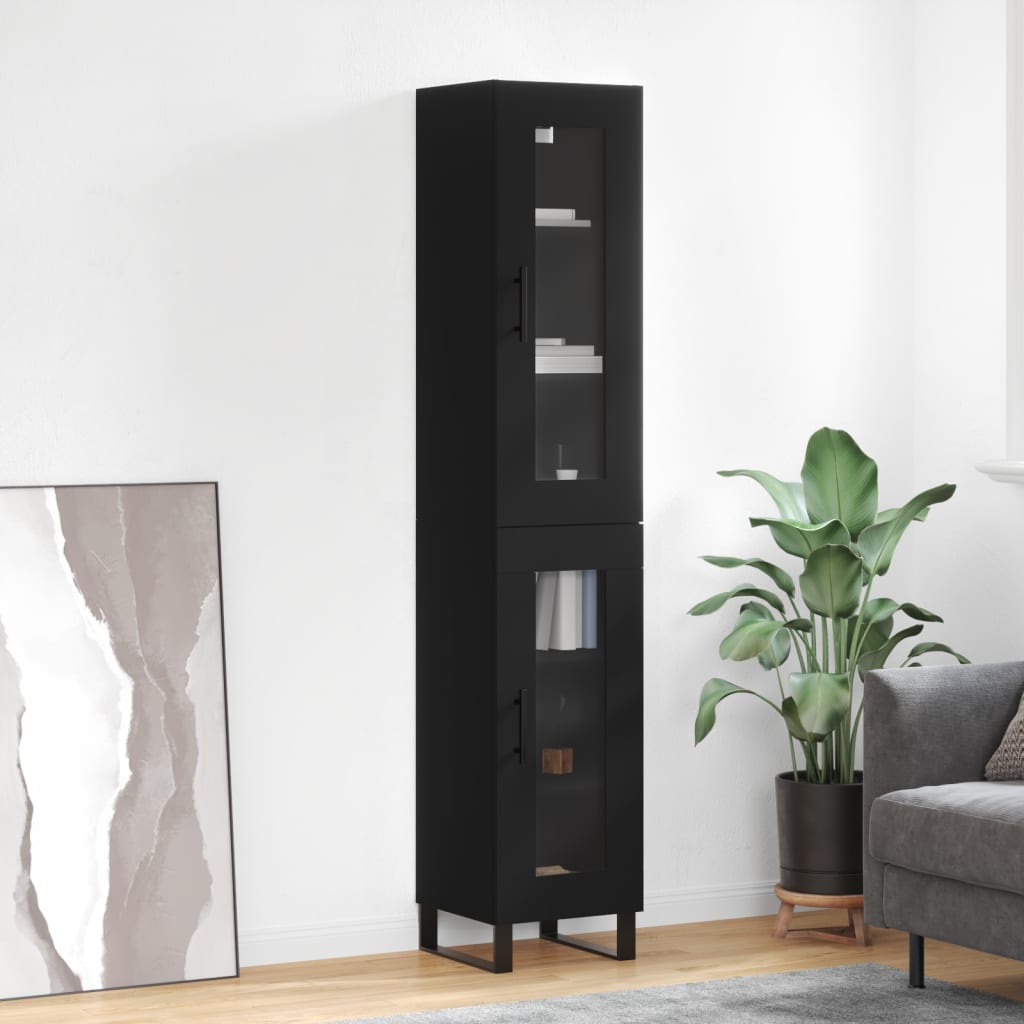 Highboard 34.5X34X180 Cm Engineered Wood