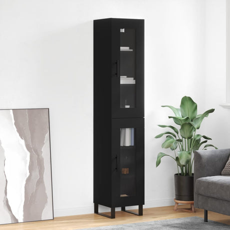 Highboard 34.5X34X180 Cm Engineered Wood