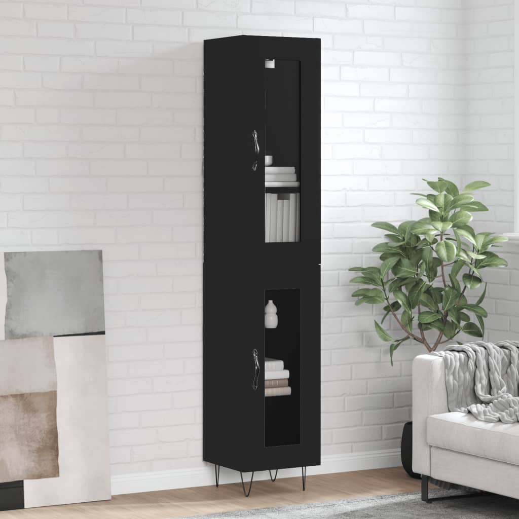 Highboard 34.5X34X180 Cm Engineered Wood