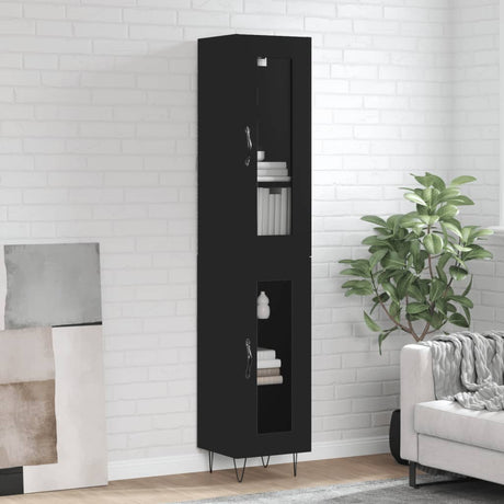 Highboard 34.5X34X180 Cm Engineered Wood