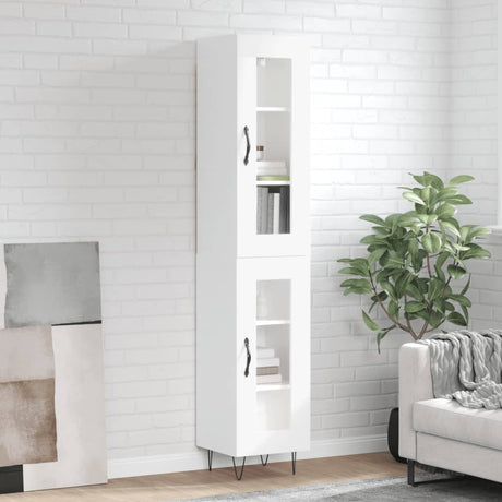 Highboard 34.5X34X180 Cm Engineered Wood