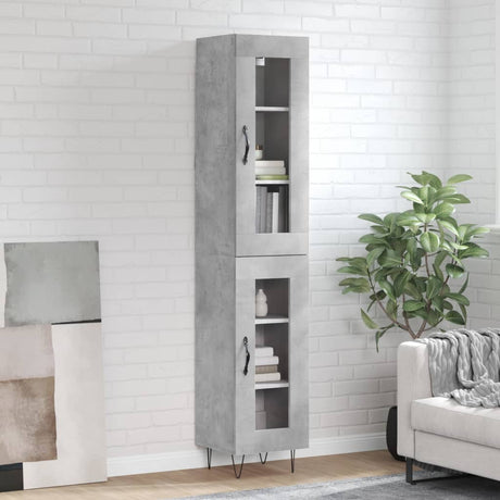 Highboard 34.5X34X180 Cm Engineered Wood