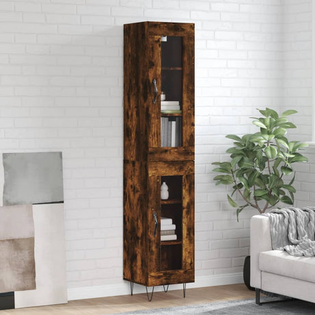 Highboard 34.5X34X180 Cm Engineered Wood