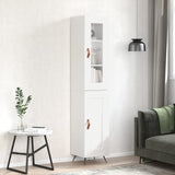 Highboard 34.5X34X180 Cm Engineered Wood