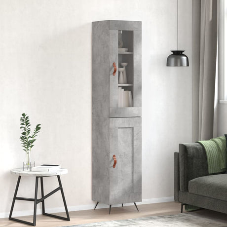 Highboard 34.5X34X180 Cm Engineered Wood