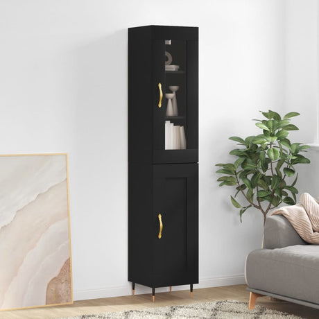 Highboard 34.5X34X180 Cm Engineered Wood