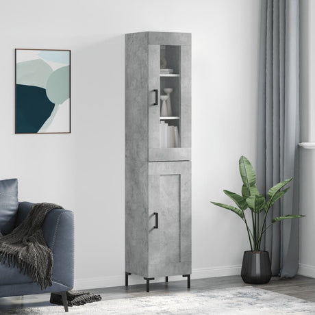 Highboard 34.5X34X180 Cm Engineered Wood