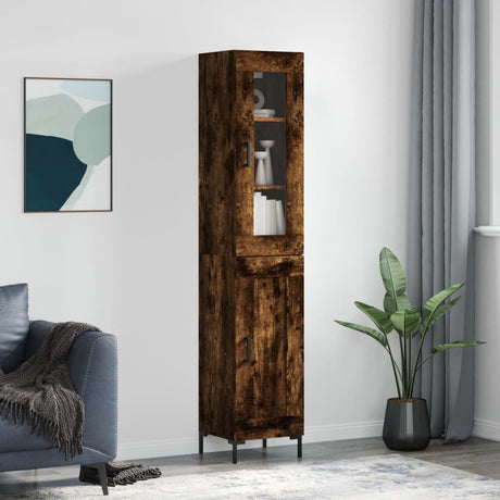Highboard 34.5X34X180 Cm Engineered Wood