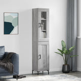 Highboard 34.5X34X180 Cm Engineered Wood