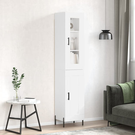 Highboard 34.5X34X180 Cm Engineered Wood