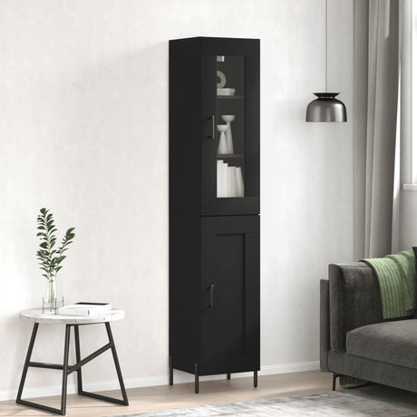 Highboard 34.5X34X180 Cm Engineered Wood