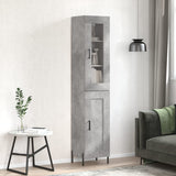 Highboard 34.5X34X180 Cm Engineered Wood