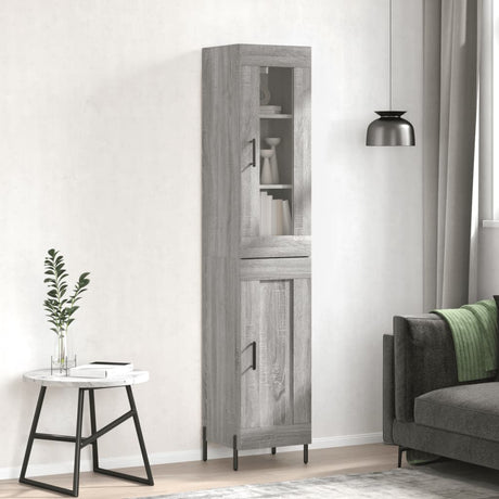 Highboard 34.5X34X180 Cm Engineered Wood