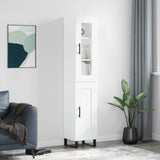 Highboard 34.5X34X180 Cm Engineered Wood