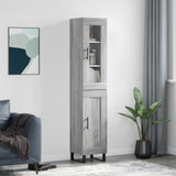 Highboard 34.5X34X180 Cm Engineered Wood
