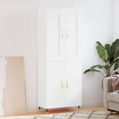 Highboard 69.5X34X180 Cm Engineered Wood