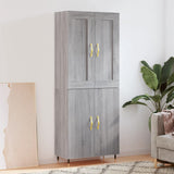 Highboard 69.5X34X180 Cm Engineered Wood