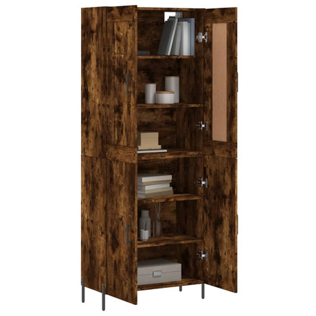 Highboard 69.5X34X180 Cm Engineered Wood