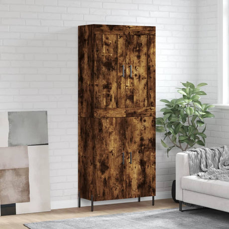 Highboard 69.5X34X180 Cm Engineered Wood
