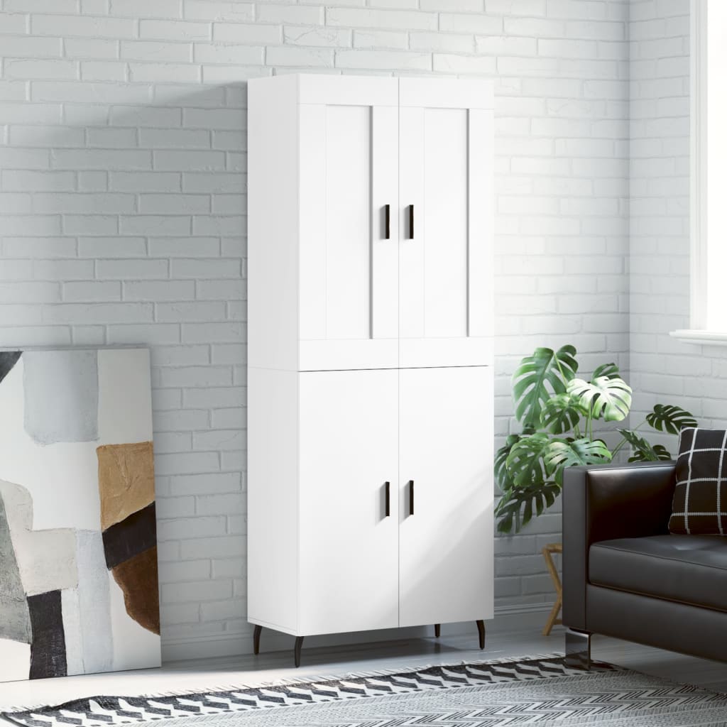 Highboard 69.5X34X180 Cm Engineered Wood