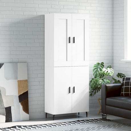 Highboard 69.5X34X180 Cm Engineered Wood