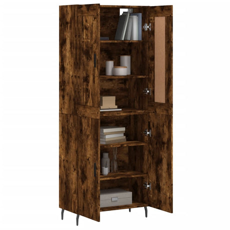 Highboard 69.5X34X180 Cm Engineered Wood