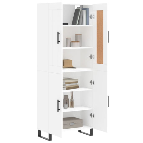 Highboard 69.5X34X180 Cm Engineered Wood