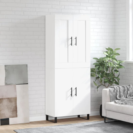 Highboard 69.5X34X180 Cm Engineered Wood