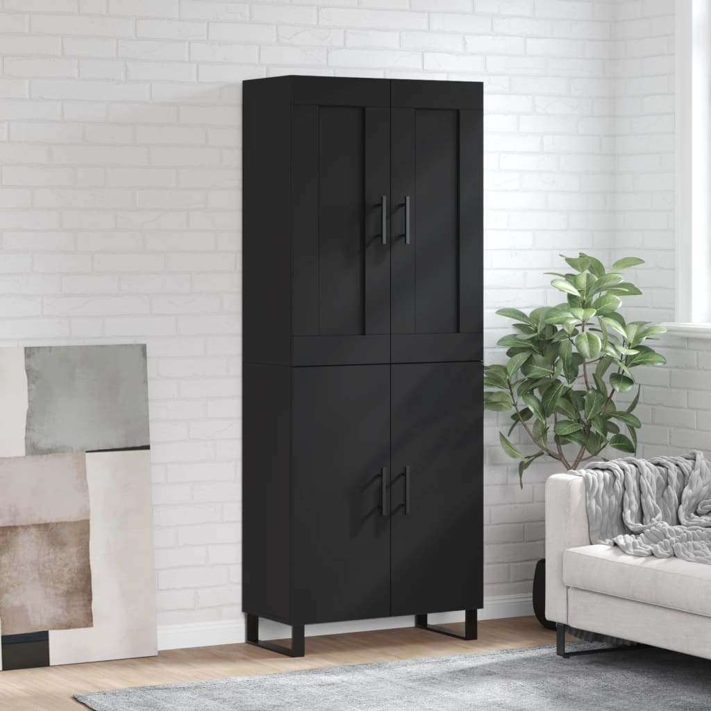 Highboard 69.5X34X180 Cm Engineered Wood