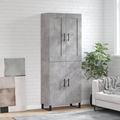 Highboard 69.5X34X180 Cm Engineered Wood