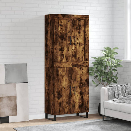 Highboard 69.5X34X180 Cm Engineered Wood