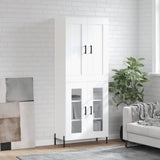 Highboard 69.5X34X180 Cm Engineered Wood