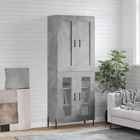 Highboard 69.5X34X180 Cm Engineered Wood