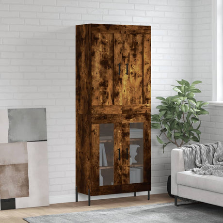 Highboard 69.5X34X180 Cm Engineered Wood