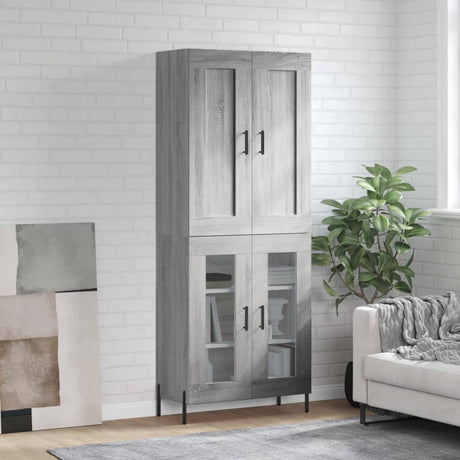 Highboard 69.5X34X180 Cm Engineered Wood