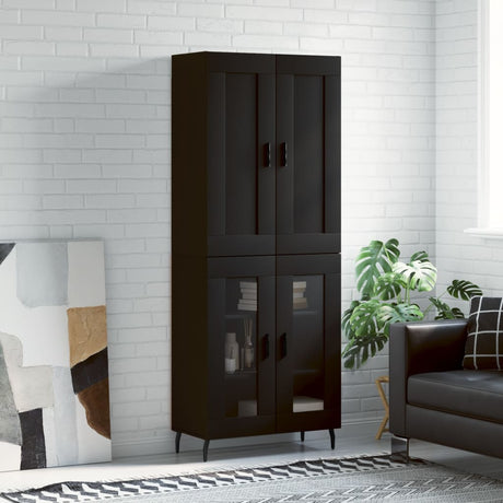 Highboard 69.5X34X180 Cm Engineered Wood