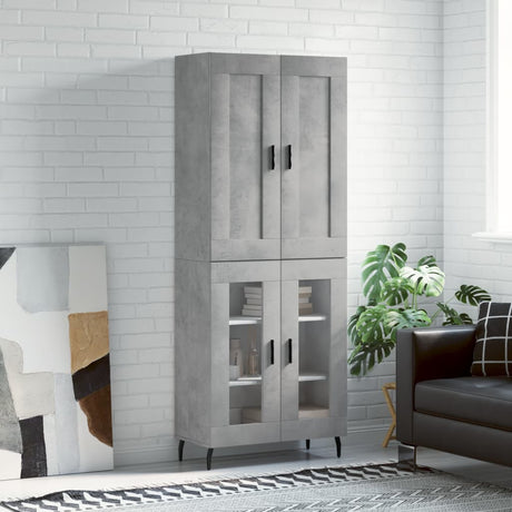 Highboard 69.5X34X180 Cm Engineered Wood
