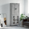 Highboard 69.5X34X180 Cm Engineered Wood