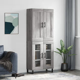 Highboard 69.5X34X180 Cm Engineered Wood