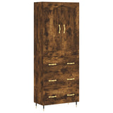 Highboard 69.5X34X180 Cm Engineered Wood