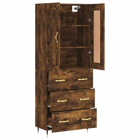 Highboard 69.5X34X180 Cm Engineered Wood
