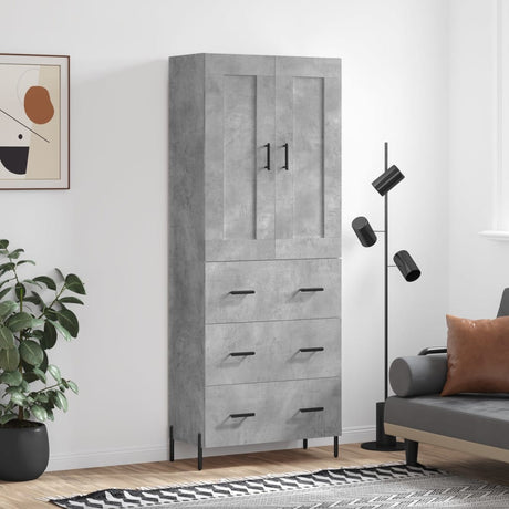 Highboard 69.5X34X180 Cm Engineered Wood