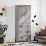 Highboard 69.5X34X180 Cm Engineered Wood