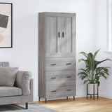 Highboard 69.5X34X180 Cm Engineered Wood