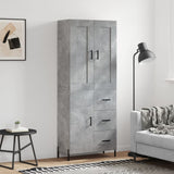 Highboard 69.5X34X180 Cm Engineered Wood