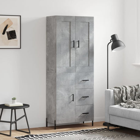 Highboard 69.5X34X180 Cm Engineered Wood