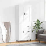 Highboard 69.5X34X180 Cm Engineered Wood